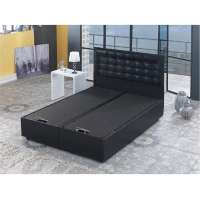 Leather Storage bed , Ottoman base